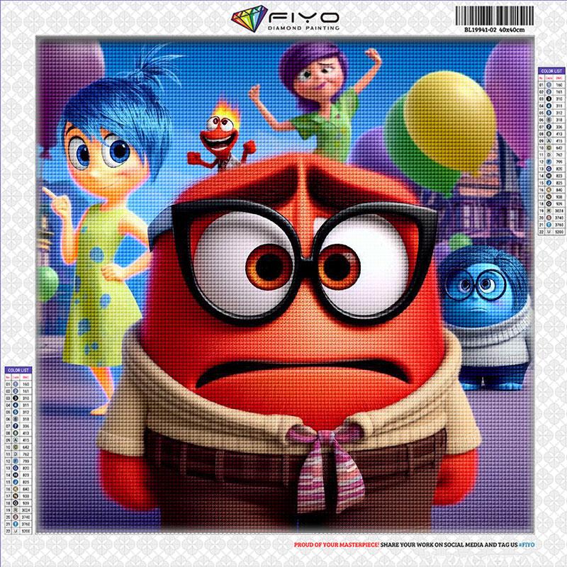 Diamond Painting Inside Out Diamond Embroidery New Arrival Cartoon Mosaic Picture Rhinestones Cross Stitch Home Decor