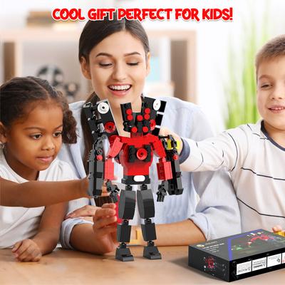 Skibidi atualizado Titan Toilet Speakerman Building Set Speakerman 2.0 Figura de Fun Short Video Games Multiverse Meme Toys