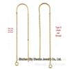 14K Gold-Filled U-vormige Schakelketting/O-ketting Oorbeldraden voor DIY Accessoires