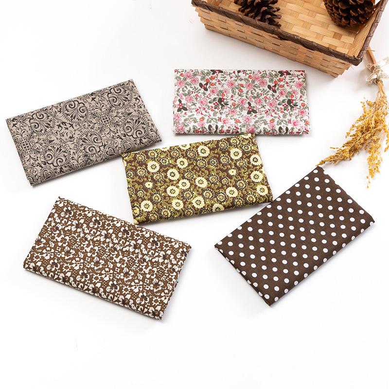 

Набор для искусства и ремесел 5 шт. Рукоделие Хлопок DIY Поделки Цветочная ткань Пучок Швейные проекты Квадраты DIY 25x25см