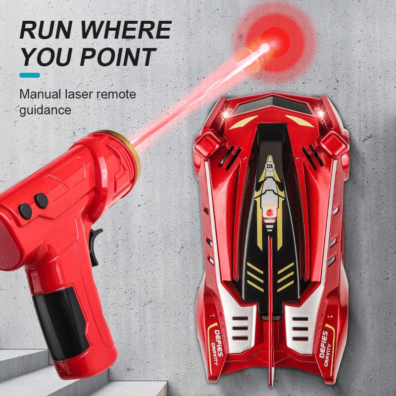 Products Infrared Induction Light-chasing Wall-climbing Car Dual-mode Stunt Remote Control Car Light Charging Children's Toys