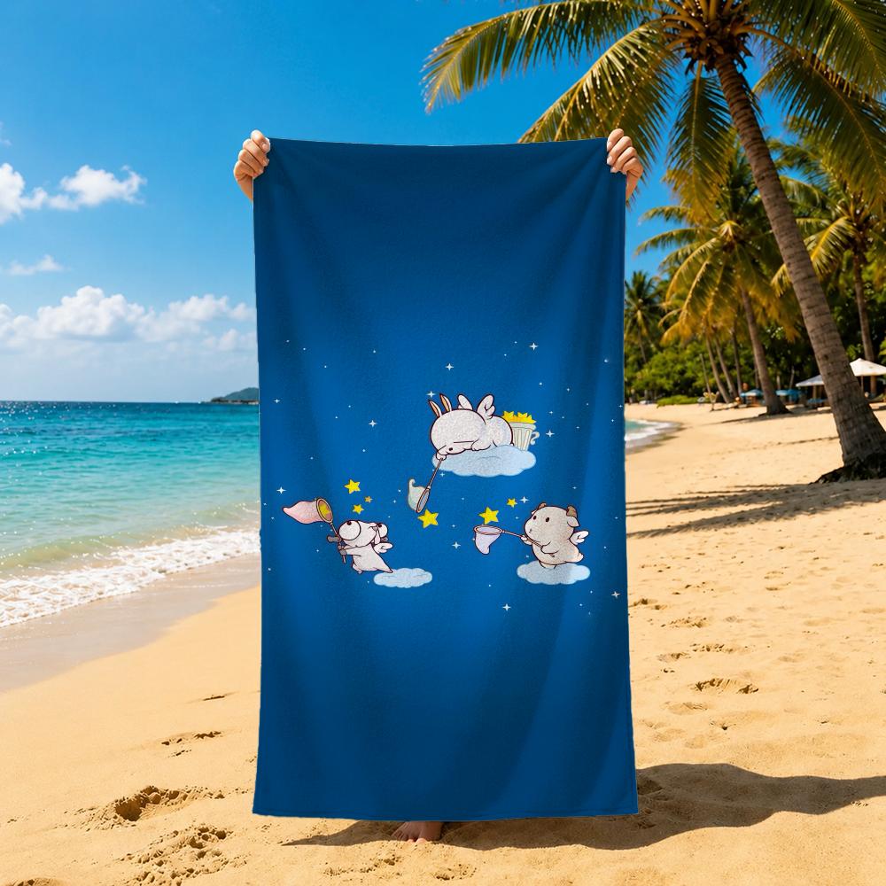Character Mashimaro Towel Towel Soft Pool Gift For Travel Gym Shower Cool Camping Quick Dry Sports  Large Beach Towel