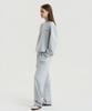 Delma W Wellness Club Semi-Wide Sweatpants - Gray