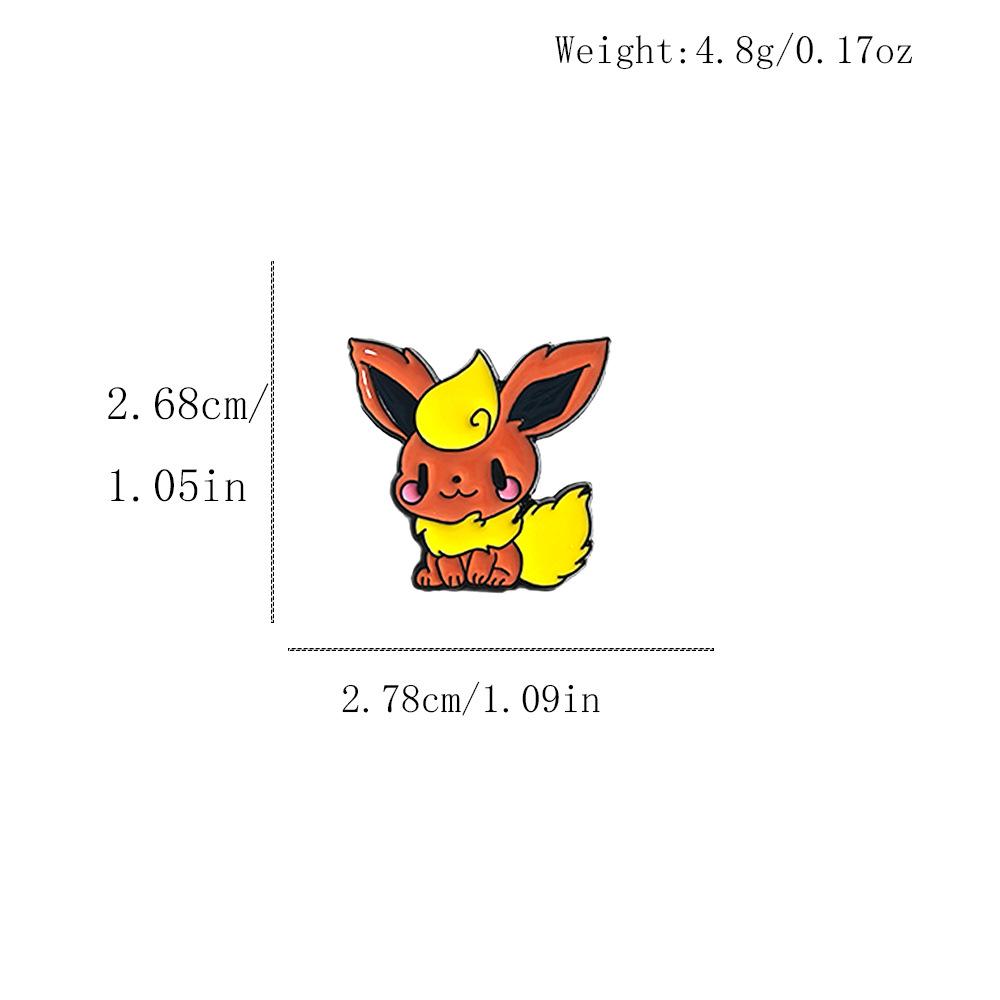 Eevee Family Pokémon Metal Brooch - Cute Anime Gift for Kids