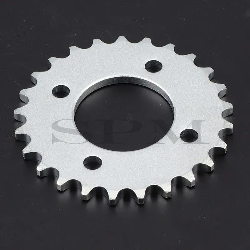 420 Chains 25T 428 25 Teeth Motorcycle Chain Sprockets Rear Back Sprocket Cog For 110cc 125cc 140cc Dirt Pit Bike Go-kart Buggy