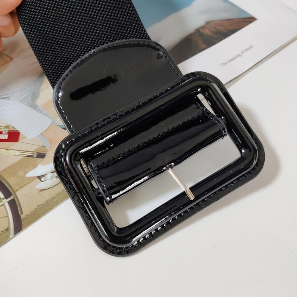 Plus Size Corset Belt Wide Side Dress Waistband Vintage Stretch Cummerbunds For Women