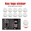 14mm Car Remote Control Key Badge Stickers for SEAT Nissan Subaru Volvo Kia Peugeot Honda Renault Toyota Hyundai Volkswagen BMW EL4