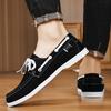 High Quality Black Leather Casual Shoes for Man Moccasins Designer Business Boat Shoes Men Comfort Flats Men's Driving Shoes