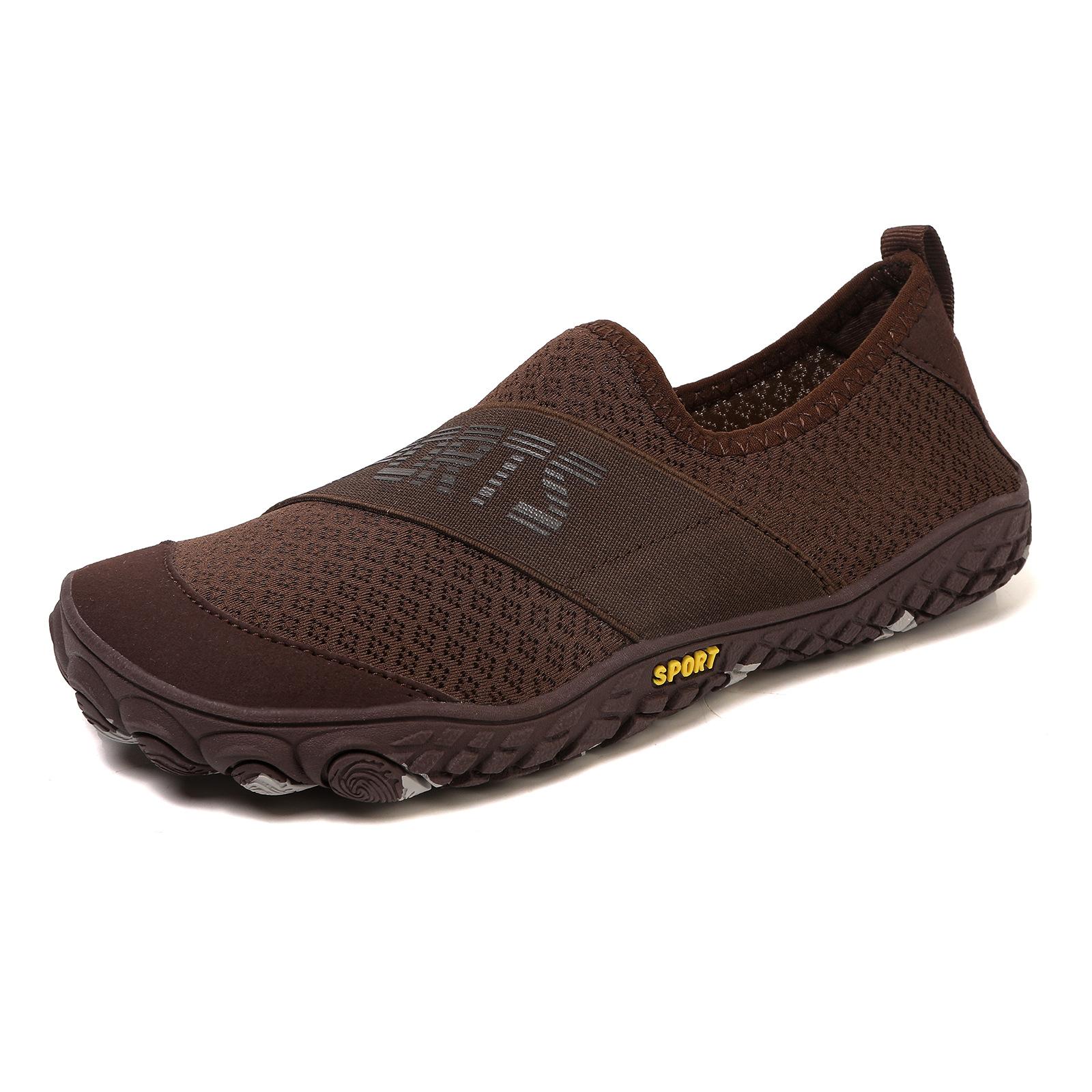 

Outdoor creek shoes five-finger beach swimming shoes wading shoes men s non-slip women s indoor fitness shoes walking shoes 42 темно-коричневого