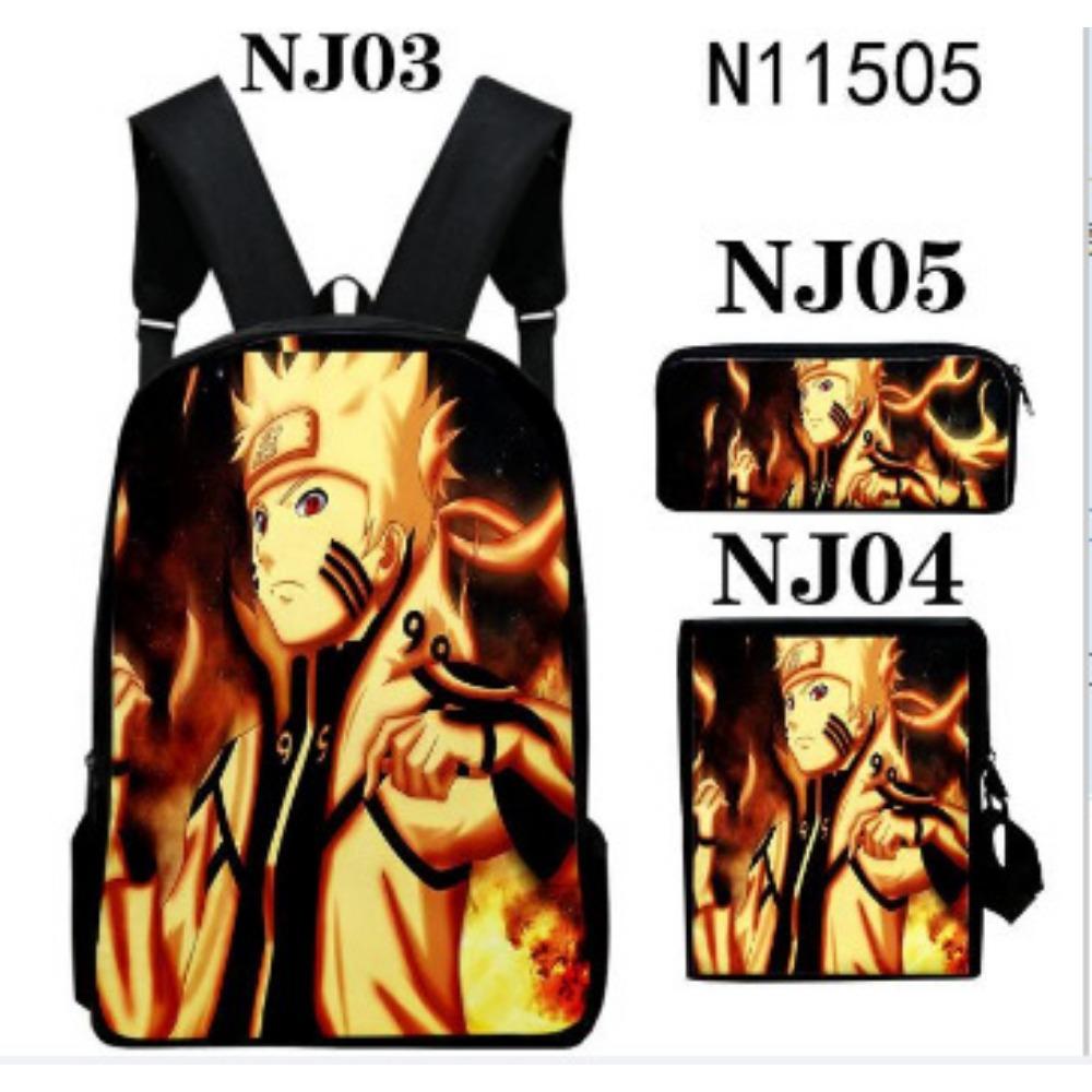 Naruto Schoolbag European and American Animation Backpack