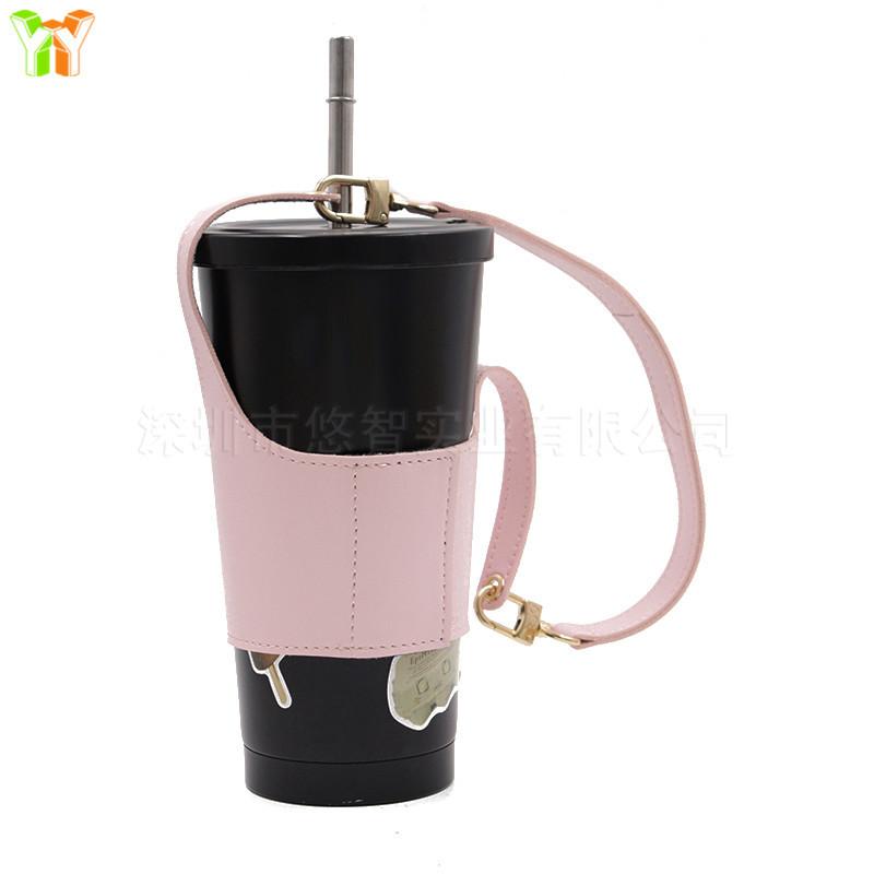 Sometime Cute Plush Cup Sleeve Autumn Winter Velcro Detachable Handheld For Coffee Milk Tea Cups Taiwan Popular Hot Cold Drinks