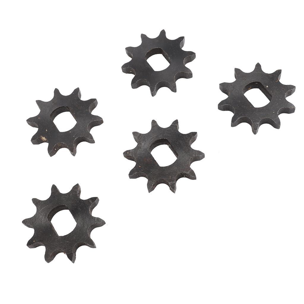 5pcs 428 10T Front Sprocket 12x17mm Inner Diameter 10 Tooth Steel Sprocket for 428 Chain