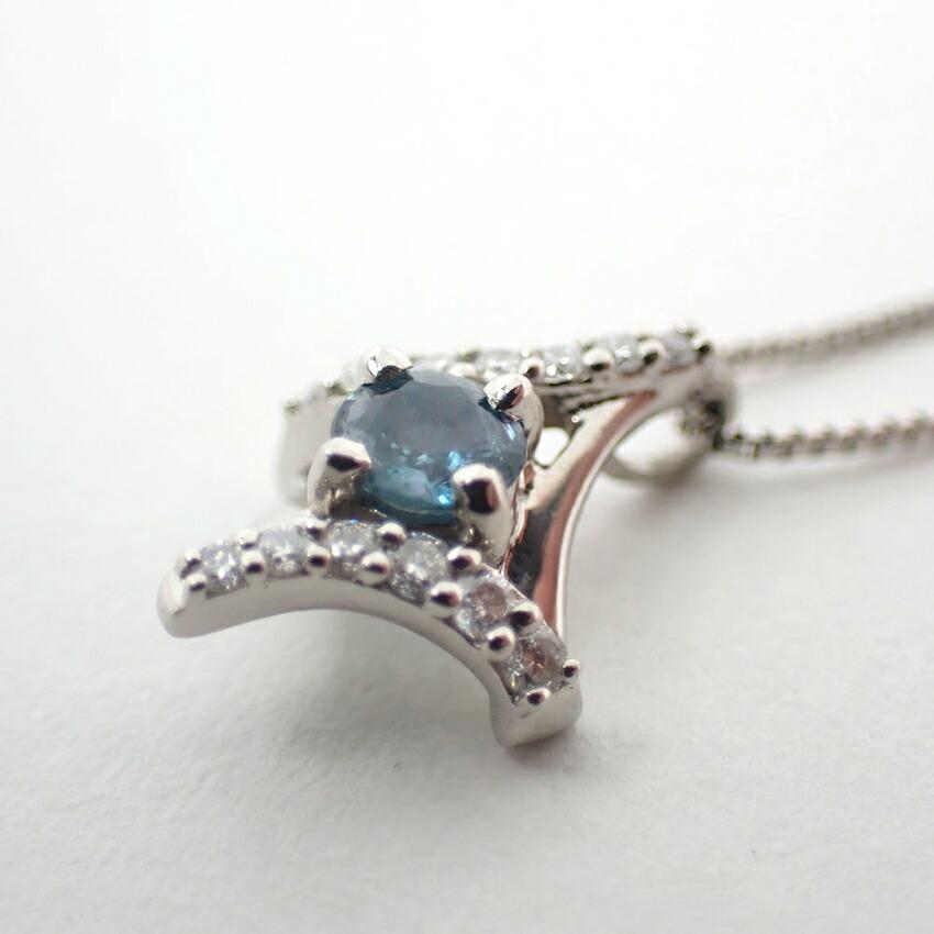 [Used] Pt900/850/Alexandrite/Pendant/Necklace/j41-5