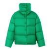 Autumn and winter new 90 white duck down jacket women's thickened stand-up collar short bread jacket