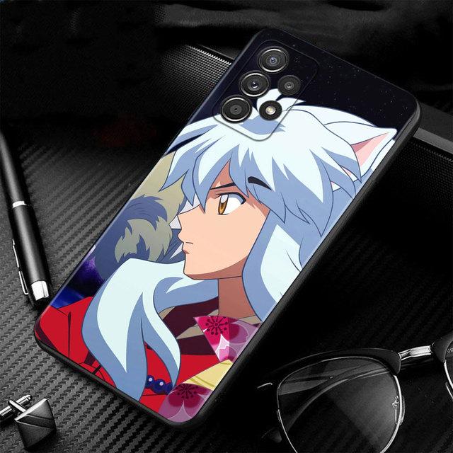 Telefon mobil mat Anime drăguț Inuyasha Coque pentru Samsung A32 4g A71 A41 A52 A72 A51 A21s A12 A02s A31 A03s A22 A23 A33 A52s 5g