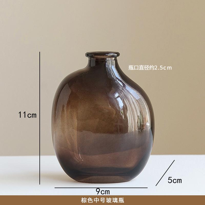 Glass Vase Hydroponics Plant Pot Table Decoration Flowers Arrangement Floral Vases Room Aesthetic Decor