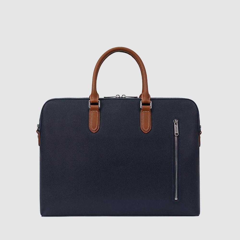 Lotuff Business Men'S Briefcase Lo-0170 Nv Navy