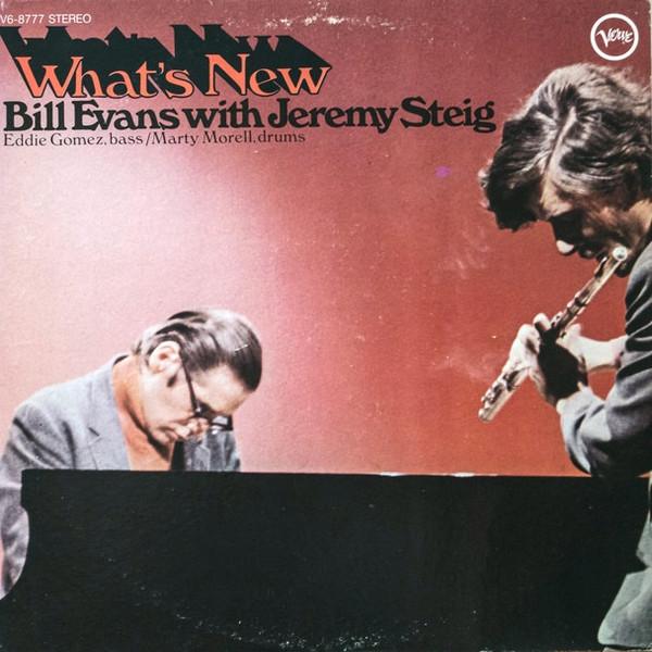 

LP Record BILL EVANS, JEREMY STEIG - Whats New V68777 VERVE RECORDS 1969 US Jazz Used