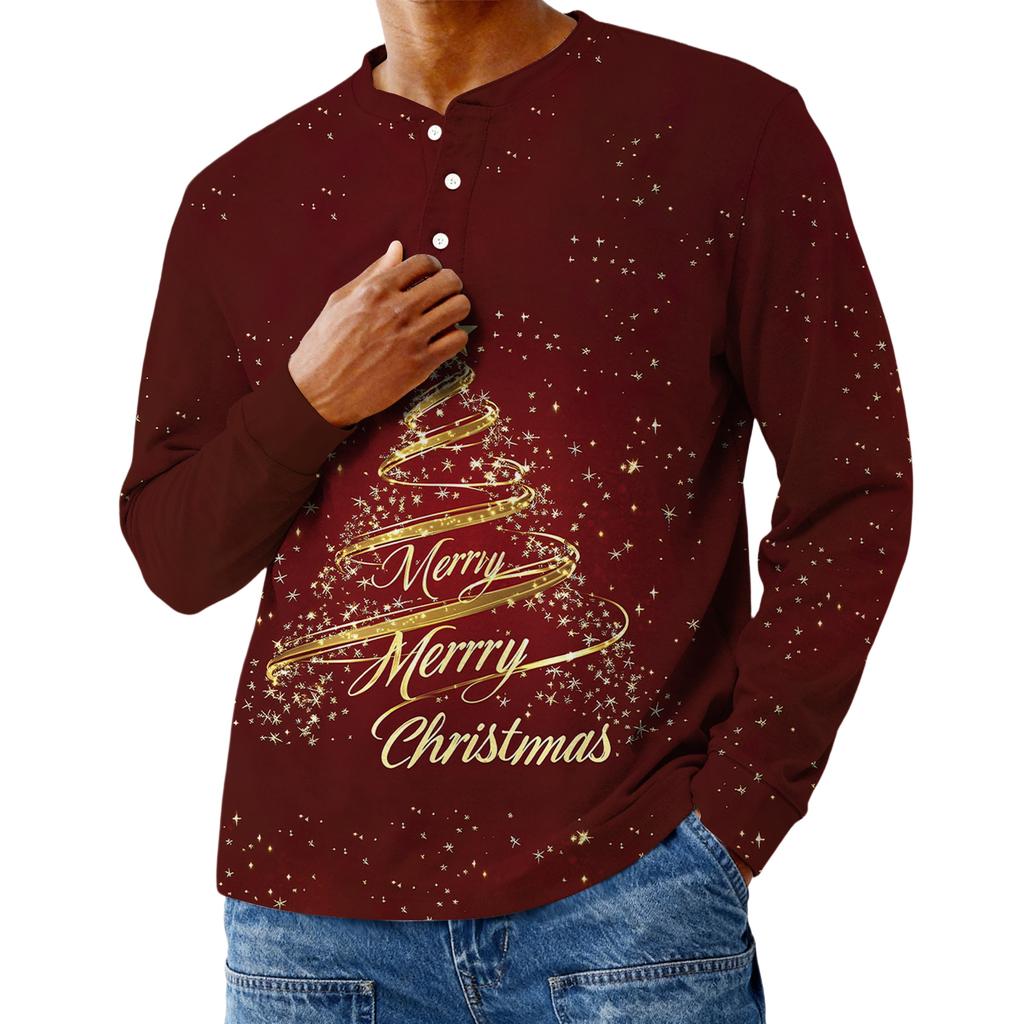 Men's Casual Oversized Button-Down Shirt With Long Sleeves