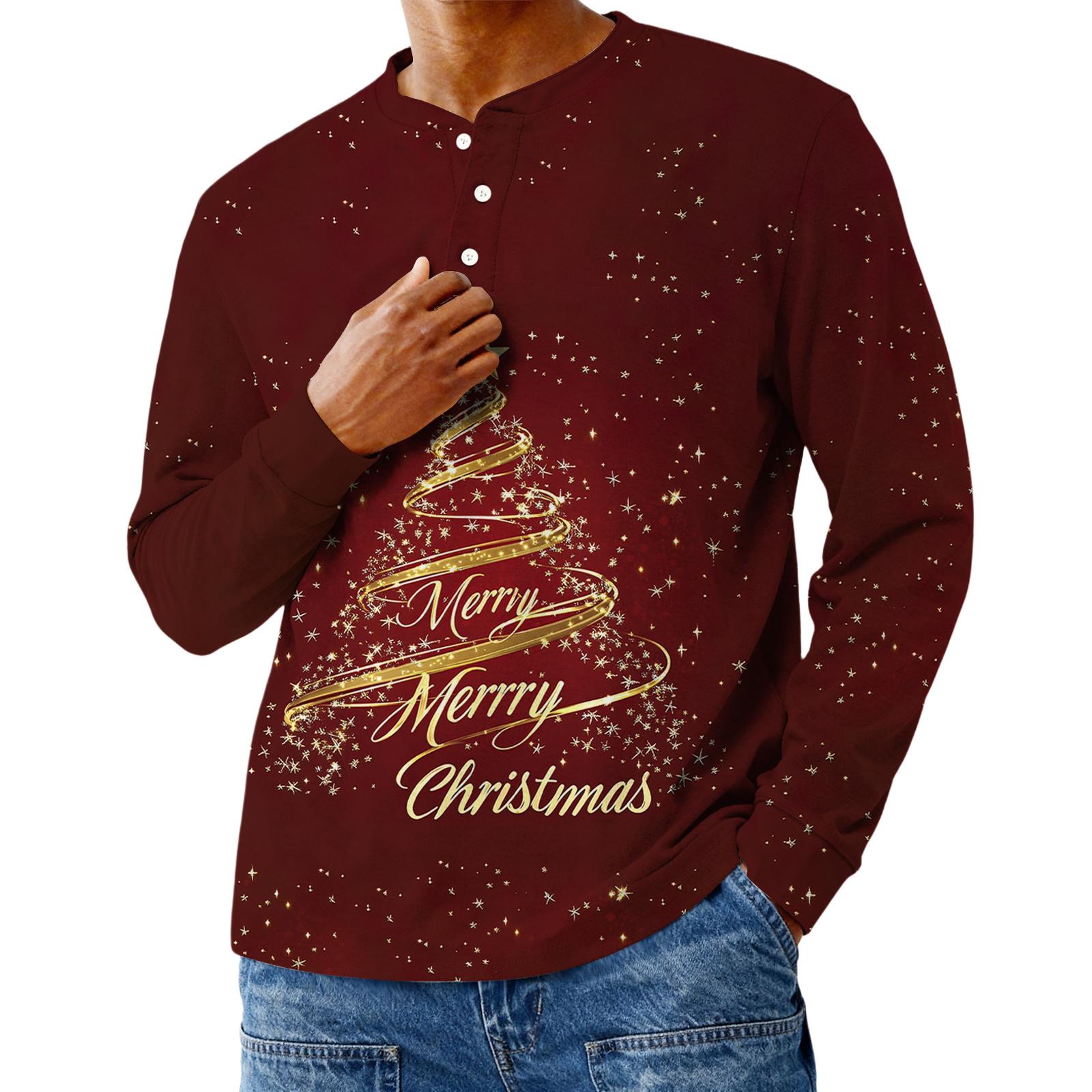 

Мужская повседневная рубашка оверсайз на пуговицах с длинными рукавами XL винный