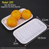 Disposable Plastic Supermarket White Tray