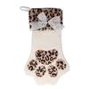 Weihnachtsstrumpf Geschenkbeutel Niedlicher Katzenpfotenstrumpf Dekorative Weihnachten Hängedekoration Weihnachtsbaumschmuck Feiertags-Heimdeko