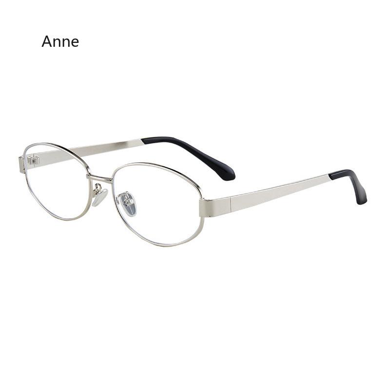 Blue Light Blocking Cat Eye Prescription Glasses For The Nearsighted Metal Computer Optical Eyeglasses -1.0 -4.0 Myopia Glasees