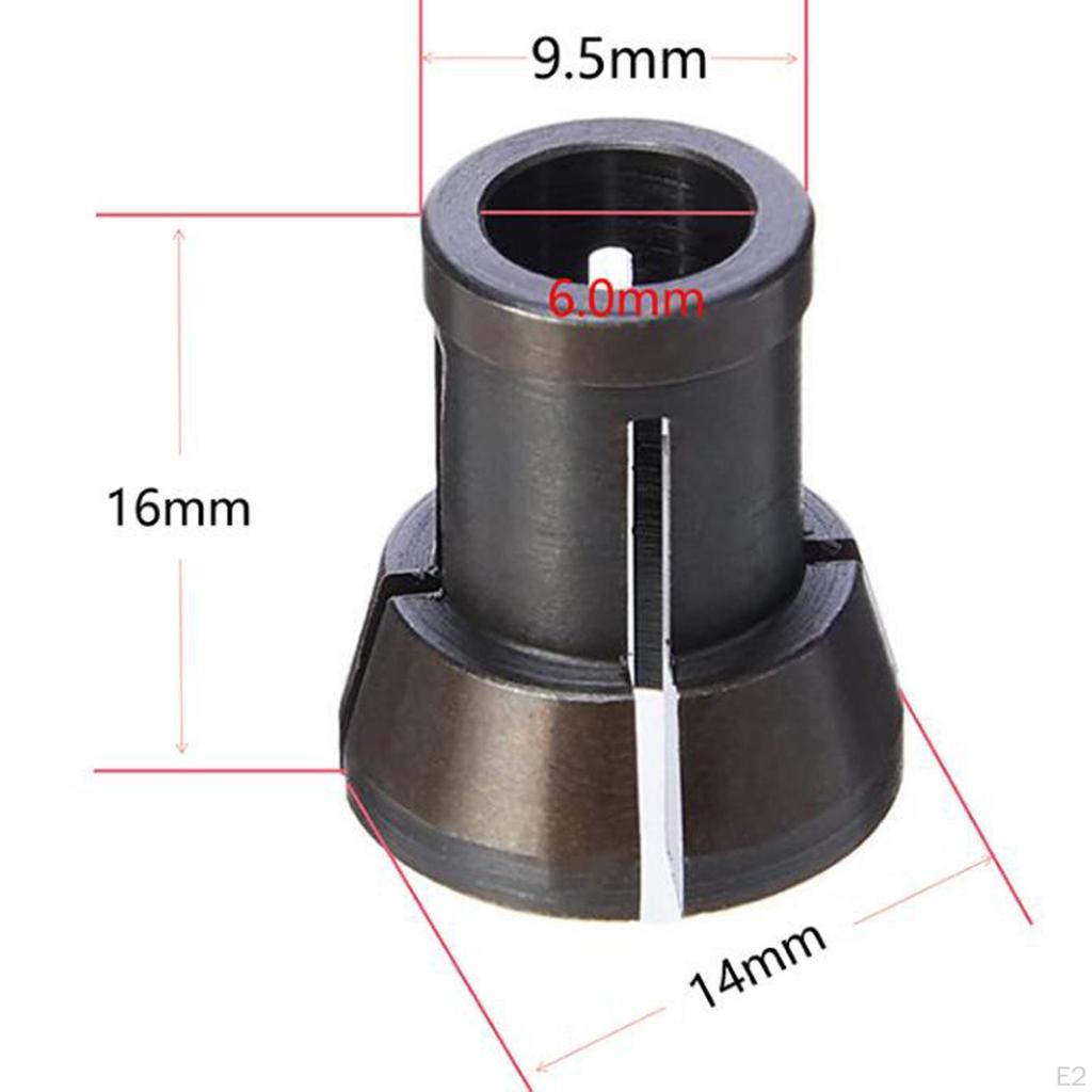 Bit Collet Chuck Clamping Adapter,High Precision Adapter for Engraving Trimming Machine