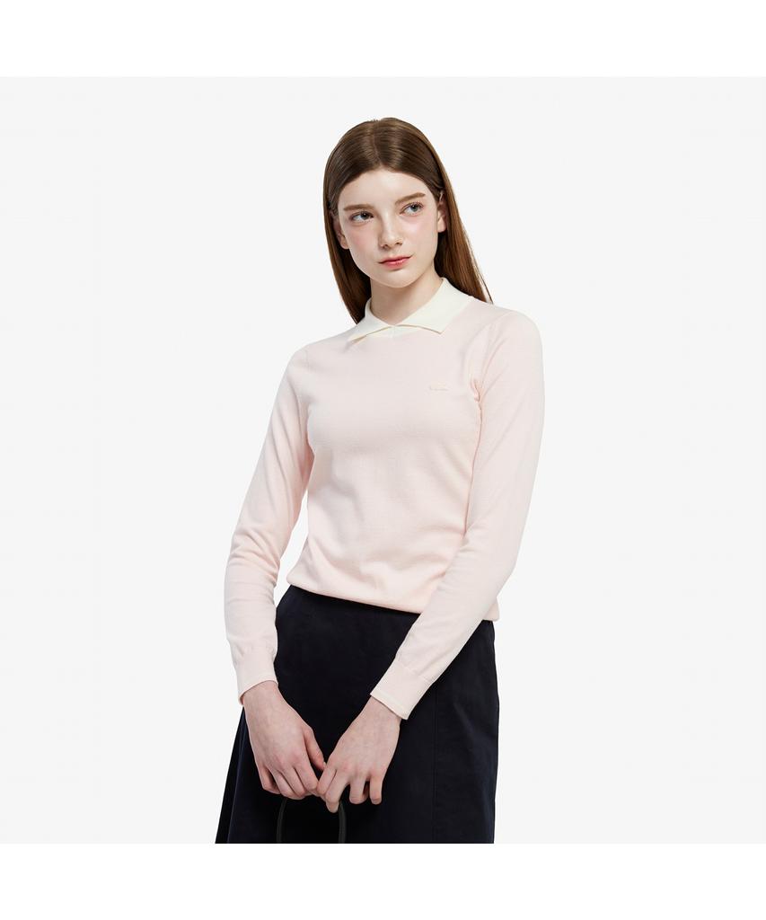 LACOSTE Women'S Contrast Collar Sweater Af814E-55N Ady