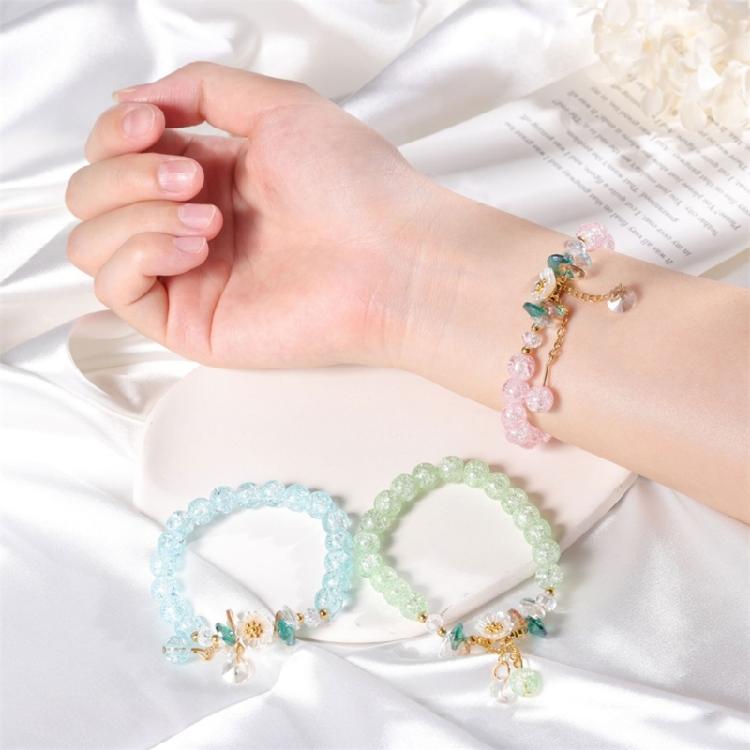 Rope Bracelet Sweet Flower Bracelet Colorful Beaded Bracelet Suitable for Party