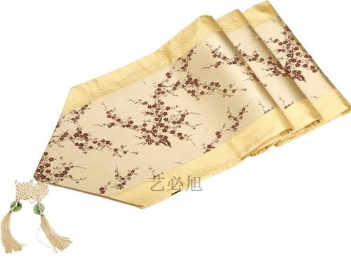 Chinese Style Rural Fashion Table Flag Modern Minimalist Brocade Dining Table Cloth Multi Color Tea Table Cloth Art Table Flag