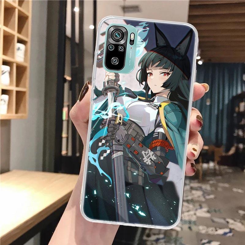 Hoshimi Miyabi Zenless Zone Zero ZZZ Silicon Phone Case For Xiaomi Redmi Note 14 13 12 12S 11 Pro Plus 11S 10 10S 11T 11E 4G 5G