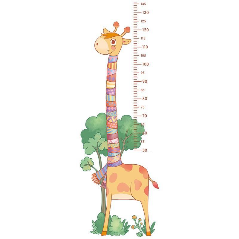 

Мультяшные ростомеры единорог динозавр жираф наклейки ростомер на стену для детской комнаты украшение для детского сада