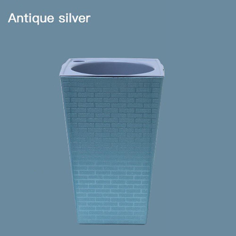 Square Shape Bonsai Flowerpot Plastic Succulent Flower Pot Retro Balcony Plant Pot  Garden Supplies