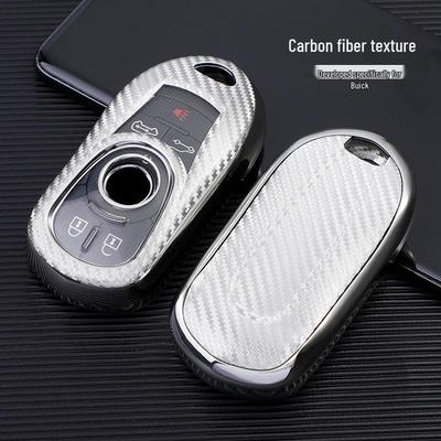 Carbon Fiber Buick Key Case for GL8, Envision, GX, Regal, and LaCrosse