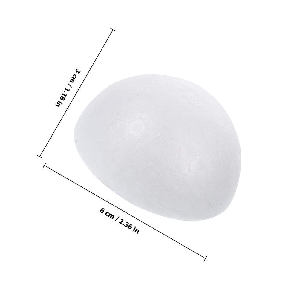30 pcs 8Cm Half Ball Foam Craft Material White Semicircle Ornaments For Diy Painting Kids Art Projects Christmas Decoration