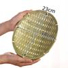 Creative Natural Bamboo Sieve Handmade Weaving Fruit Bread Basket Household Snack Basket Kitchen Storage