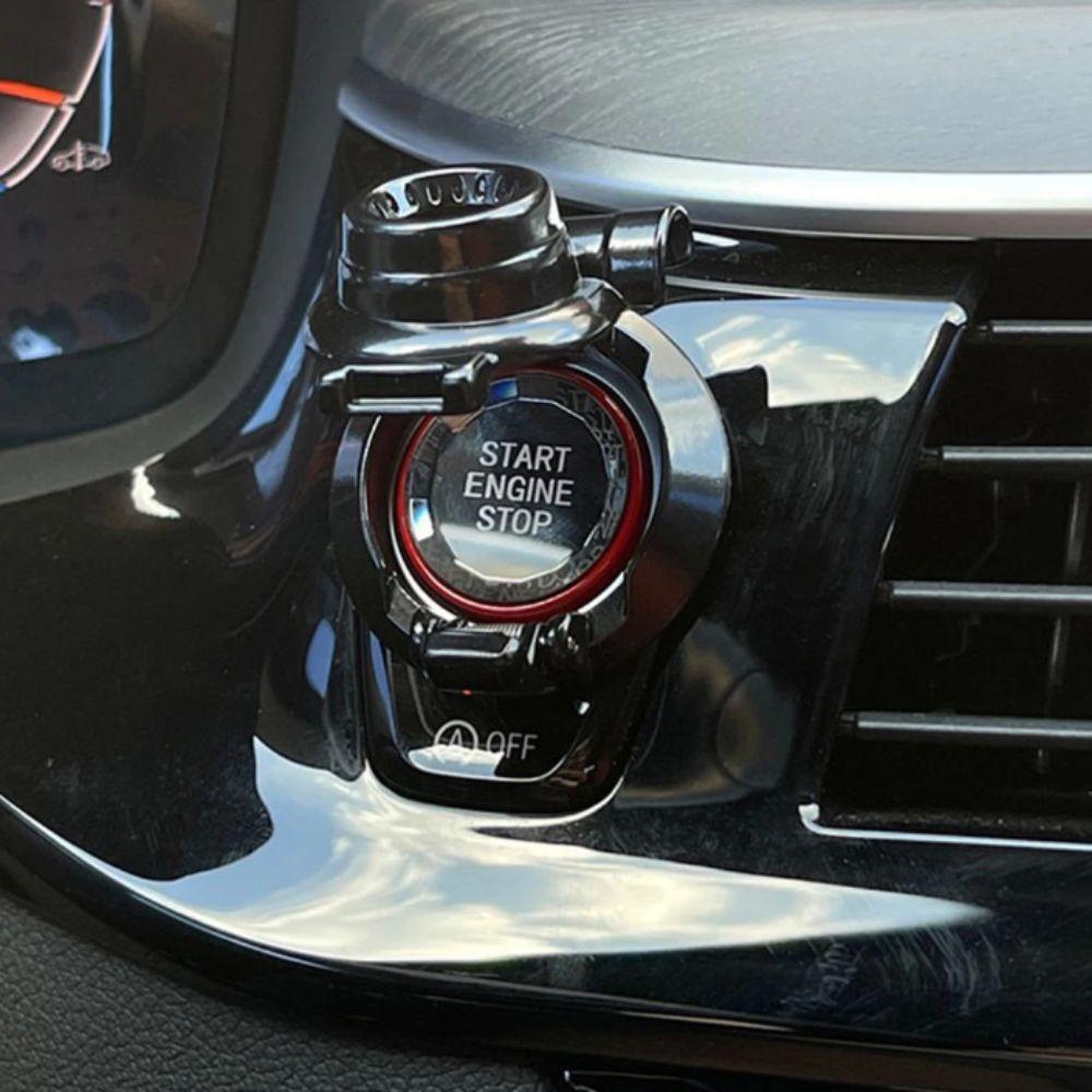 Universal Design Protective Cover One-Click Start Button Cover Ignition Switch Cover  Auto Interior