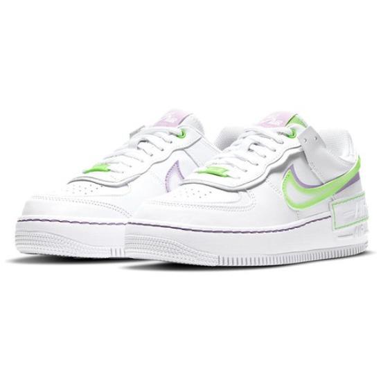 Nike Air Force 1 Shadow Weiß Electric Green 2021 - DD9684-100