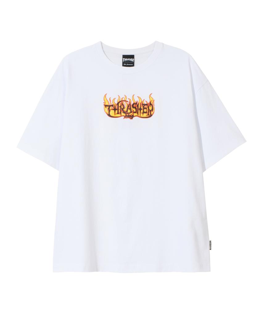 Treasure Fire Logo Short Sleeve T-Shirt White