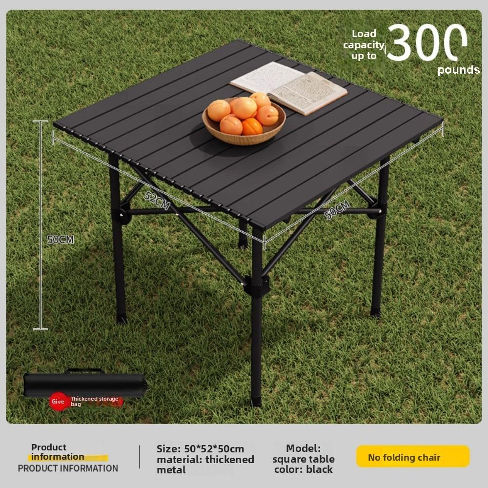 High Quality Easy To Install Outdoor Folding Table Lightweight Aluminum Alloy Picnic Tables Multistyles Camping Desk
