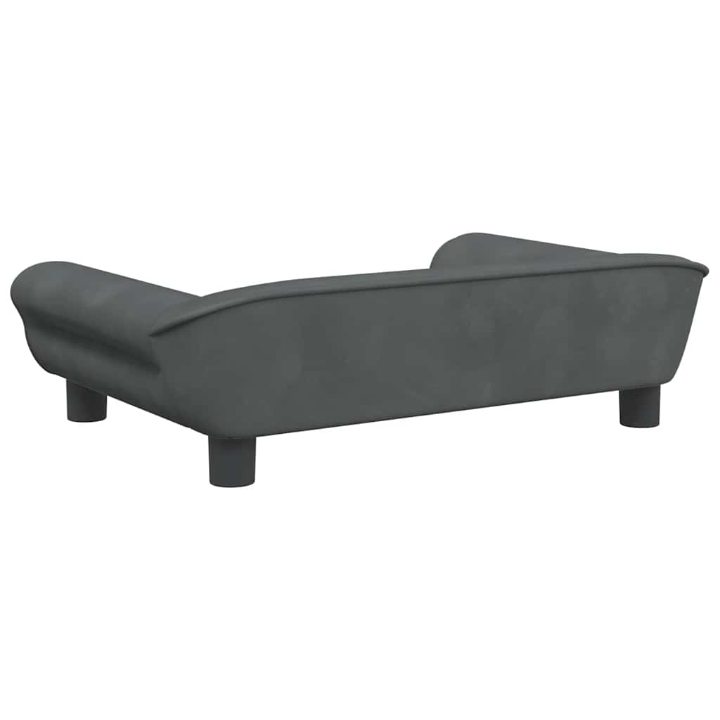 Vidaxl Sofa Dla Dzieci, Ciemnoszara, 70X45X26 Cm, Aksamit