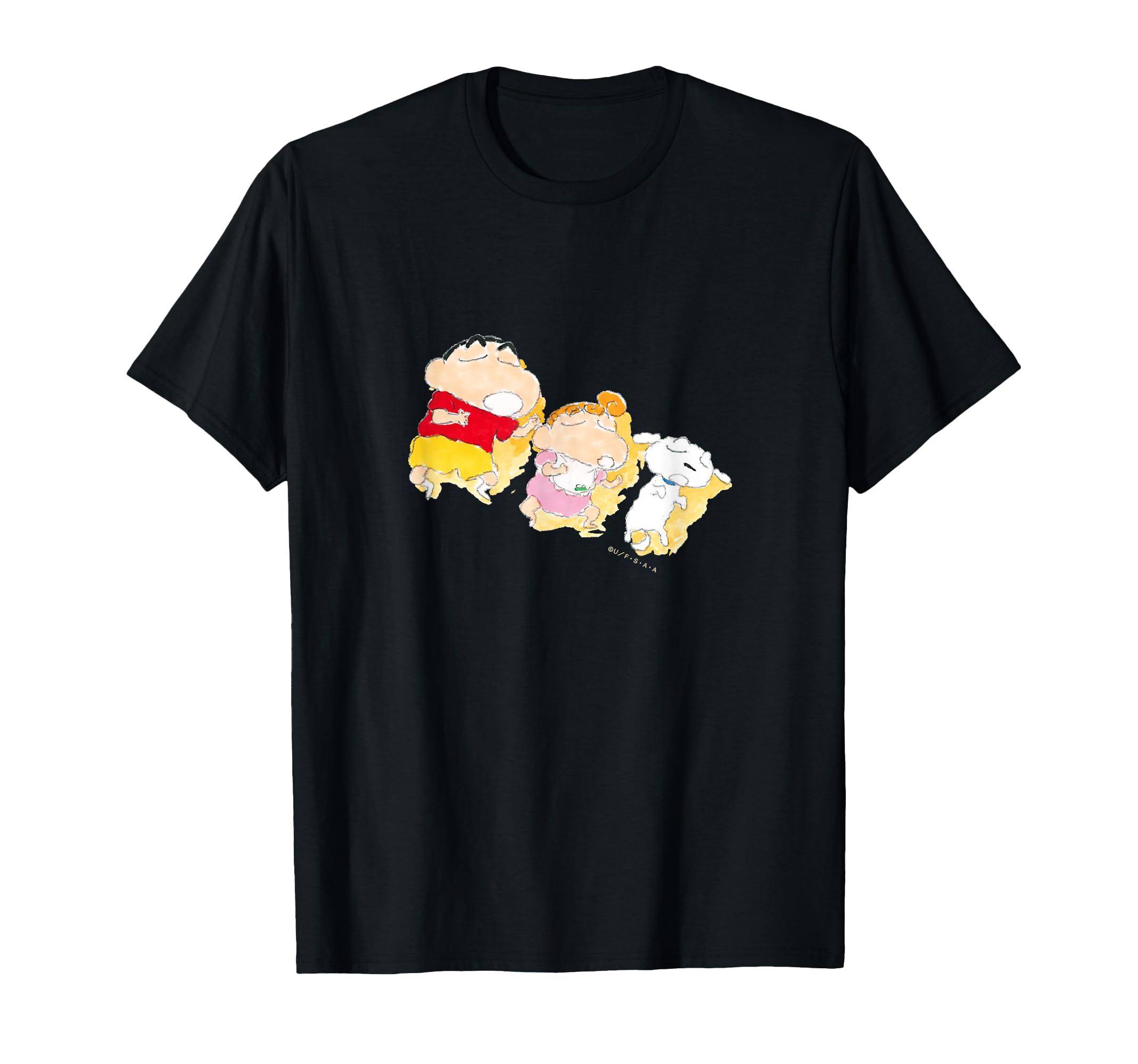 

Crayon Hirune trio Shin-chan T-shirt чорний