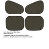 Car Sun Shade Heat-Proof Window Cover for Driver Side Electrostatic Sun Shield UV Protection Privacy Shield Portable Car Interior Heat Protector