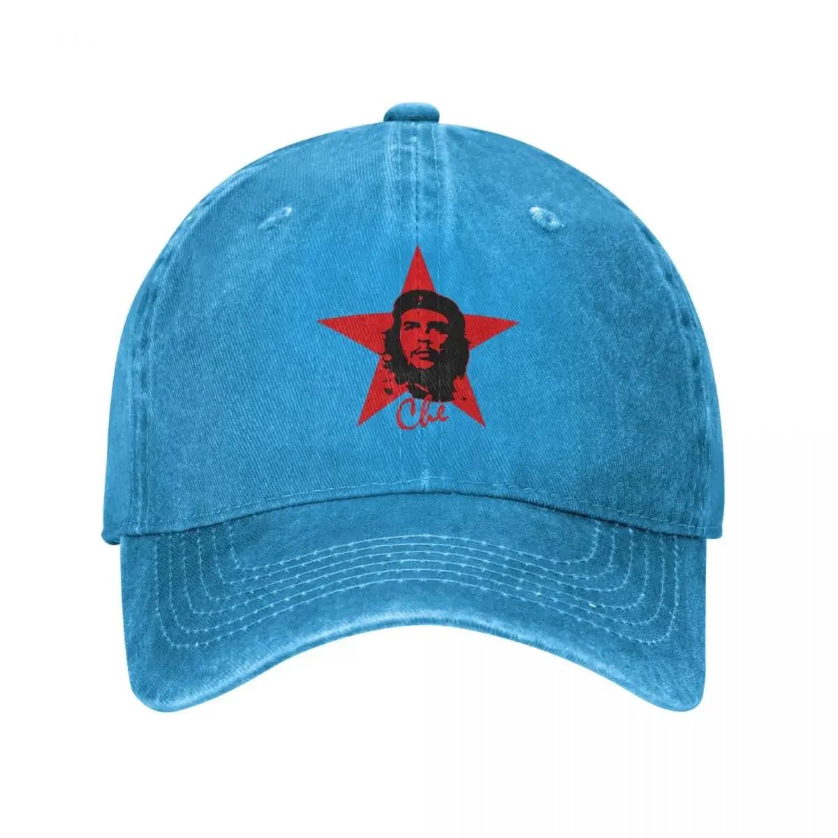Colomi CAP Retro Che Guevara Baseballpet voor Mannen Vrouwen Verweerd Gewassen Snapback Pet Buiten Sporten Verstelbare Petten Pet One Size