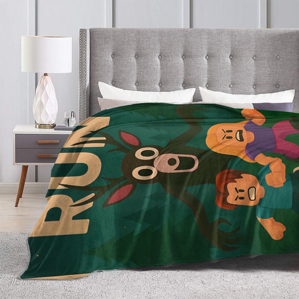 99 Nights In The Forest Game Blanket Travel Office Flannel Throw Blanket For Bedroom Super Warm Custom DIY Quality Bedspread