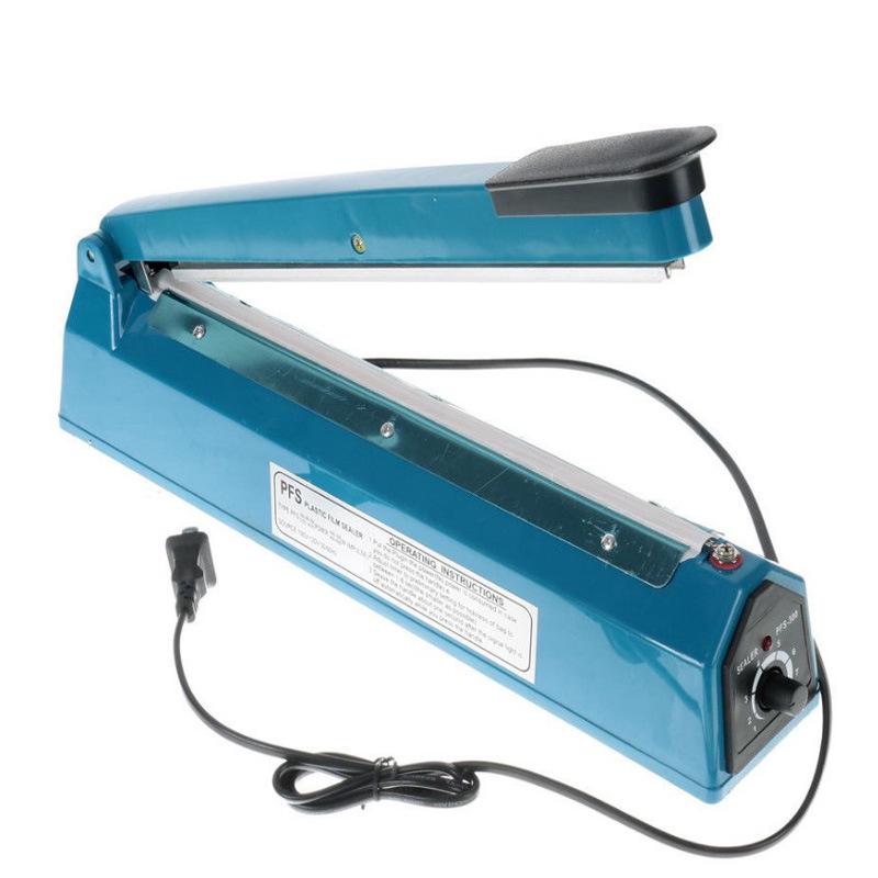 

Manual 300 Type Plastic Bag Sealer with Adjustable Temperature Control for Food Film, 110V Hand-Press Heat Sealing Tool. 110V US Plug