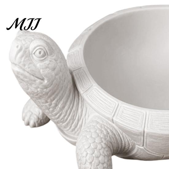 Desktop Trinket Tray 3D Printed Turtle Storage Tray, Decorative Jewelry for Necklaces Modern Home Decor Accents Rings, Creative Organizer Living Room