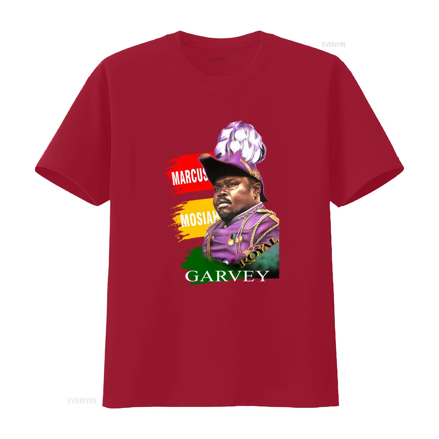 

Marcus Garvey T Shirt Color Black Reggae Jah Tafari Marley Bob Royal Design vintage Washed Slightly fashion Unisex homme S