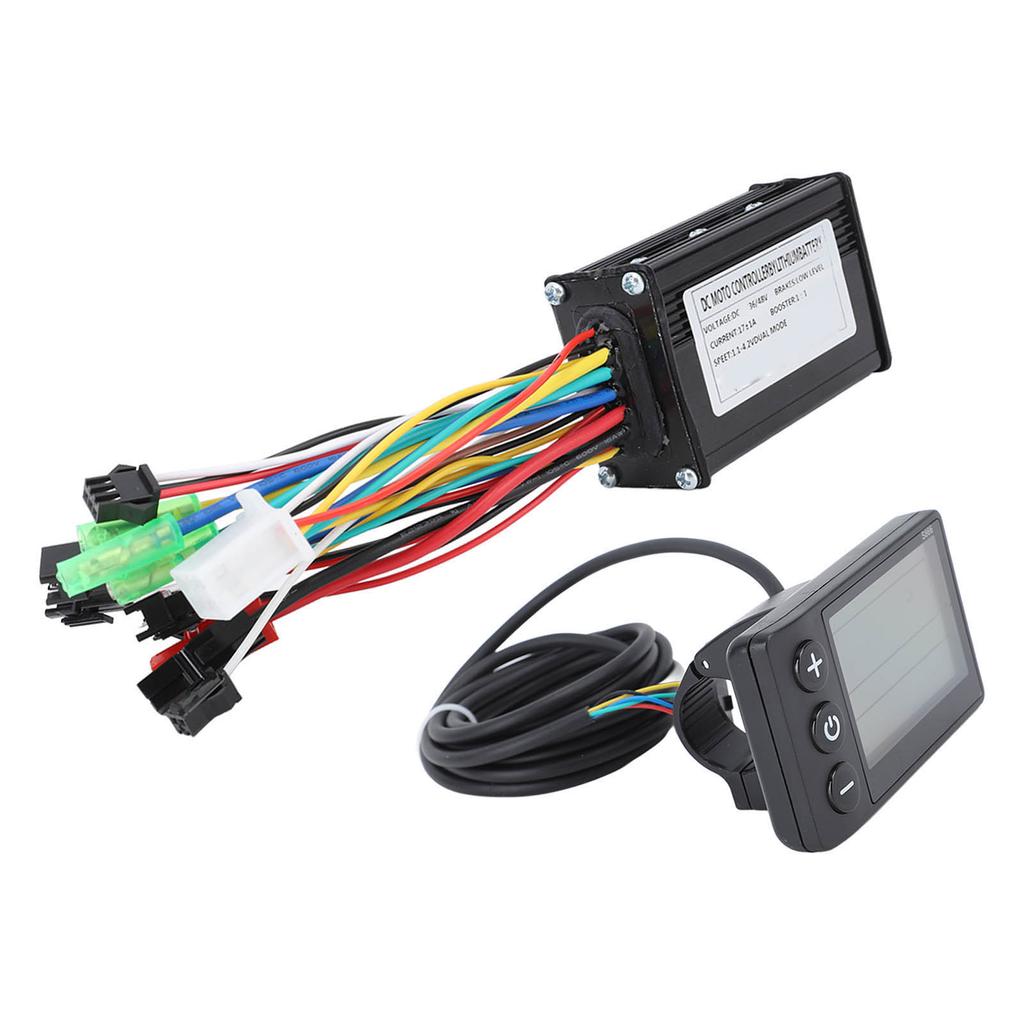 Zestaw do modyfikacji roweru elektrycznego Bateria litowa Kontroler silnika 3 tryby 17A z panelem wyświetlacza S866